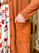 Load image into Gallery viewer, The Pumpkin Spice Cardigan
